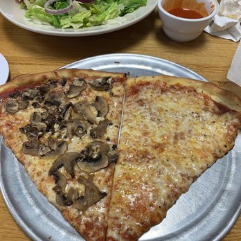 Enzo's - 2 Pizza Slices and Soda Lunch(added mushroom) - Italian Near Me - Sunrise, Florida