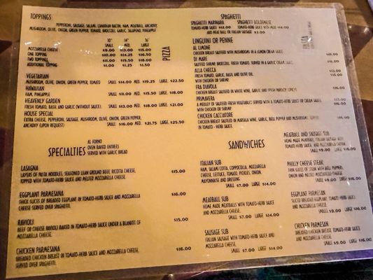 Menu photo 5 Compari's Los Angeles, CA