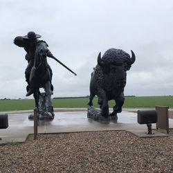 Buffalo Bill Cultural Center - Buffalo Bill sculpture