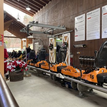 Rocky Top Mountain Coaster - The sleds your in - Amusement Parks Near Me - Pigeon Forge, Tennessee