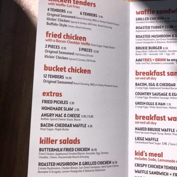 Bruxie - Menu side #2 - Sandwiches Near Me - Orange, California