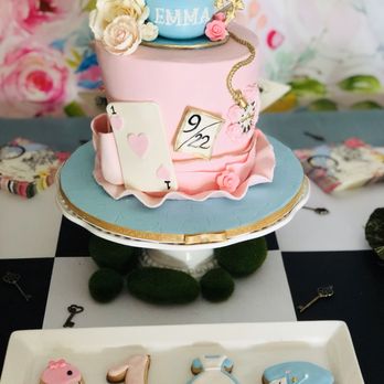 Azucar Creations - Custom cookies and cake for daughters bday. Sooooo good. - Custom Cakes Near Me - Miami, Florida