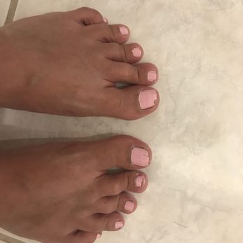 Goshen Nails - Week an a half pedi - Nail Salons Near Me - Gaithersburg, Maryland