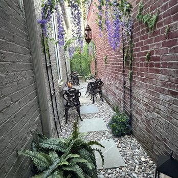 Moon Crust Cafe - Secret garden with doorway to the right side of the bar - Bubble Tea Near Me - Louisville, Kentucky Moon Crust Cafe - Secret garden with doorway to the right side of the bar - Bubble Tea Near Me - Louisville, Kentucky