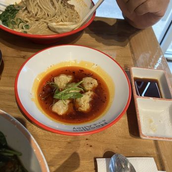 Noodle Alley - Shrimp and Pork Wonton Chili Sauce or Clear broth * - Noodles Near Me - Cedar Park, Texas