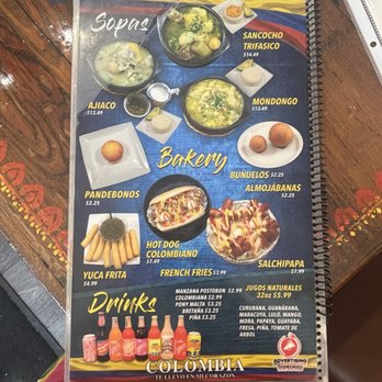 Colombia Tierra Querida Bakery - Menu - Bakeries Near Me - San Antonio, Texas