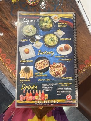 Menu photo 7 Colombia Tierra Querida Bakery San Antonio, TX