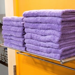 Anytime Fitness - Free to use during your workout these soft face towels.