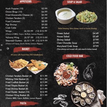 Volcano Crab - Menu - Seafood Near Me - Colonial Heights, Virginia Volcano Crab - Menu - Seafood Near Me - Colonial Heights, Virginia