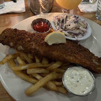 The Underpass Bar and Grill - Breaded fish fry. Perfect! - Burgers Near Me - Fairport, New York
