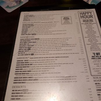 Yard House - Vegan portion of menu - Bars Near Me - Glendale, Arizona