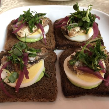 Kachka - Baltic Sprat Buterbrodi - Russian Near Me - Portland, Oregon Kachka - Baltic Sprat Buterbrodi - Russian Near Me - Portland, Oregon
