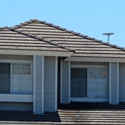 Insurance Solutions - ACTUAL PICTURE taken today on our Roof and THERE IS NO MOSS or "Covered with Green"!!