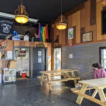 Pine Tavern - a woman sitting at a picnic table - Bars Near Me - Seattle, Washington Pine Tavern - a woman sitting at a picnic table - Bars Near Me - Seattle, Washington