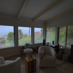 Shutter Pros - Family room shutters/blinds.