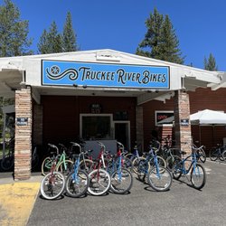 Truckee River Bikes - Great location to start your ride. They offer helmets and locks too.