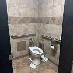 Texas Department of Public Safety - No door in women's bathroom