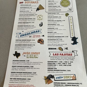 Primero Cantina - Menu - Latin American Near Me - San Antonio, Texas Primero Cantina - Menu - Latin American Near Me - San Antonio, Texas