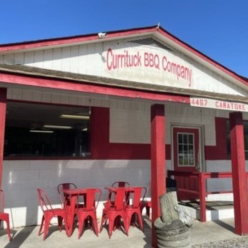 Currituck BBQ - Sign and front of building - Barbeque Near Me - Barco, North Carolina