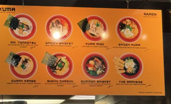 Menu photo 1 Kuma Ramen Hanford, CA Menu photo 1 Kuma Ramen Hanford, CA