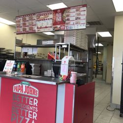 Papa Johns Pizza - Menu and kitchen