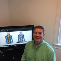 Atlantic Shore Chiropractic - Dr. Tobey is ready to go over a Computerized Spinal Scan