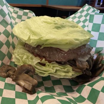 Jake's Steaks - Photo 5: Mushroom Burger in Lettuce Wrap - Cheesesteaks Near Me - San Francisco, California Jake's Steaks - Photo 5: Mushroom Burger in Lettuce Wrap - Cheesesteaks Near Me - San Francisco, California