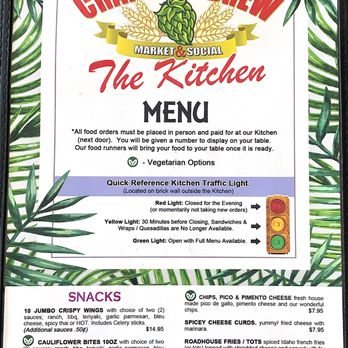 Crafter's Brew - Menu Page 1 - American Near Me - Oak Ridge, Tennessee Crafter's Brew - Menu Page 1 - American Near Me - Oak Ridge, Tennessee