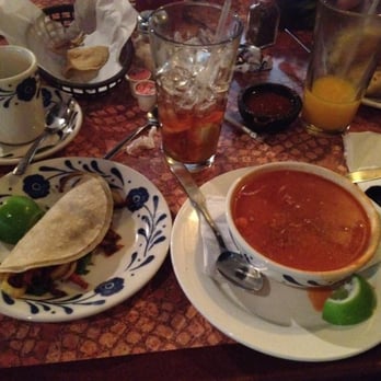 La Mexicana - Sopa De Fideo and a Pastor Taco - Mexican Near Me - Houston, Texas La Mexicana - Sopa De Fideo and a Pastor Taco - Mexican Near Me - Houston, Texas