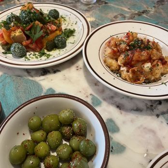 All Together Now - Castelvetrano Olives, panzanella salad, fried goat cheese curds - Specialty Food Near Me - Chicago, Illinois