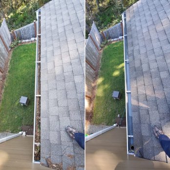Legacy Gutter Cleaning - Before & after - Gutter Services Near Me