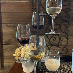 Wine flight. Wine flight.