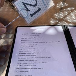 Small Gods Brewing - Beer menu