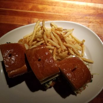 Houston's Restaurant - Fried chicken sandwich with fries - American Near Me - Hackensack, New Jersey Houston's Restaurant - Fried chicken sandwich with fries - American Near Me - Hackensack, New Jersey