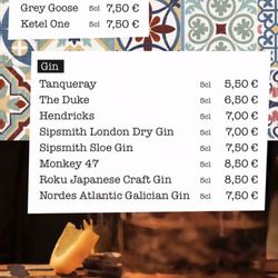 Altgiesing - Menu