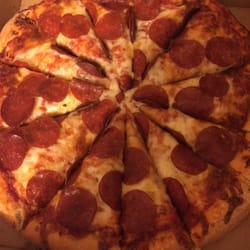 Zavarelli's Pizza Shop - A large pepperoni and cheese
