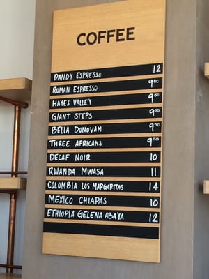Menu photo 7 Blue Bottle Coffee - Arts District Los Angeles, CA Menu photo 7 Blue Bottle Coffee - Arts District Los Angeles, CA