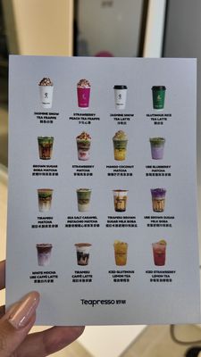 Menu photo 2 Teapresso Thornhill, ON