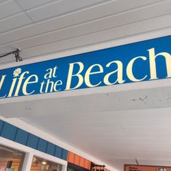 Life at the Beach - Sign