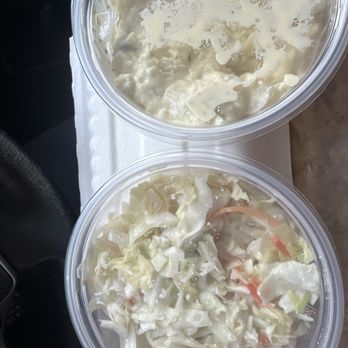 The BBQ House - Side of Potato salad and coleslaw - Barbeque Near Me - Fairfield, California The BBQ House - Side of Potato salad and coleslaw - Barbeque Near Me - Fairfield, California