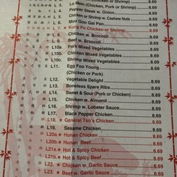 Happy China - Lunch menu