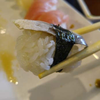 Sushi Totoro - One of the only cons, that is way too much rice for that little piece of saba. - Sushi Bars Near Me - Aurora, Colorado Sushi Totoro - One of the only cons, that is way too much rice for that little piece of saba. - Sushi Bars Near Me - Aurora, Colorado