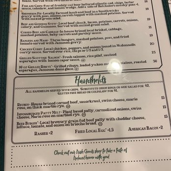Harry's - Menu - New American Near Me - Warrenton, Virginia