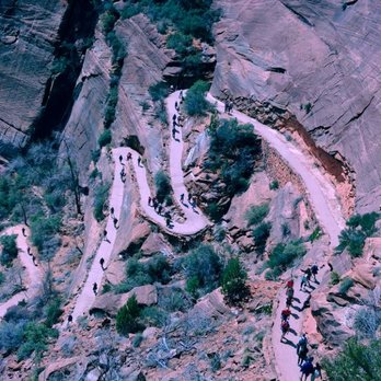 Angel's Landing - View from not very top lol - Hiking Near Me - Springdale, Utah Angel's Landing - View from not very top lol - Hiking Near Me - Springdale, Utah