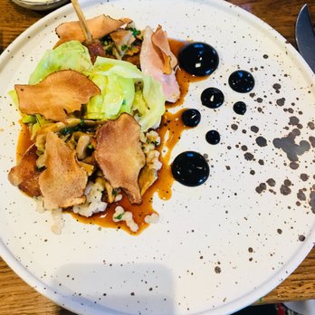 The Cross - Roast & Confit Partridge, Wild mushrooms, Jerusalem artichoke, fermented barley, salted elderberry puree, truffle - Pubs Near Me - Kenilworth, WAR
