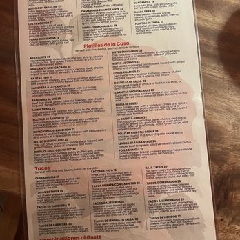 Rosa Madera - Menu - Mexican Near Me - Santa Ana, California