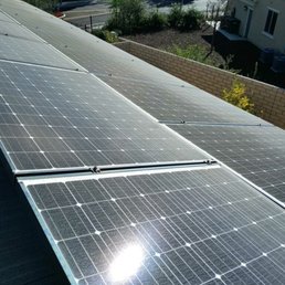 Dirty solar panels (BEFORE pic)