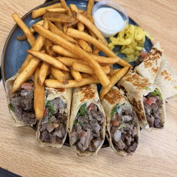 Mr Shawarma - Gyro wrap with fries - Halal Near Me - San Marcos, California