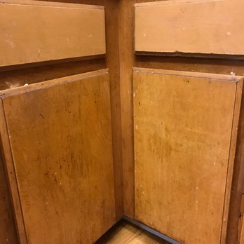 Durfee Terrace Apartments - Kitchen cabinet that they refuse to upgrade due to the previous tenants. - Apartments Near Me - Pico Rivera, California