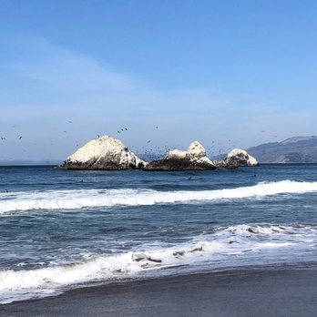 Ocean Beach - View of Seal Rocks from Ocean Beach - Parks Near Me - San Francisco, California